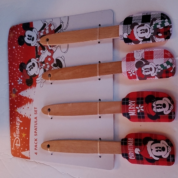 DISNEY Mickey Mouse Spatula 5 Set Christmas Gingerbread House Pot Holder - Picture 11 of 16